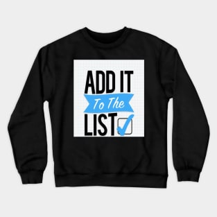 Bullet Journal Crewneck Sweatshirt